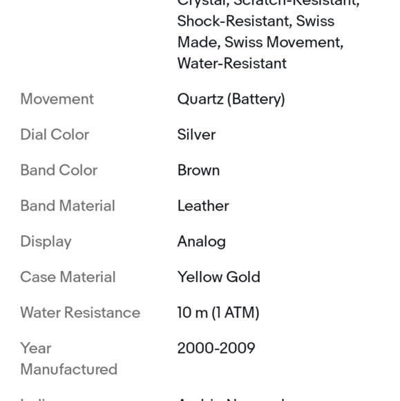 Beume & mercier 18k gold - Picture 3 of 4